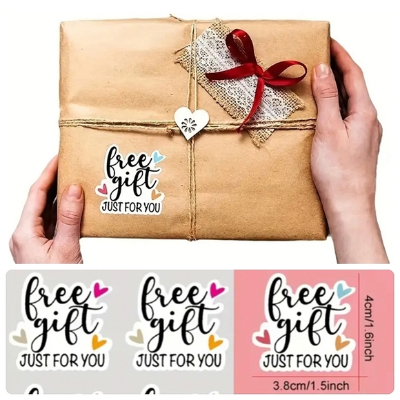 Other - 60/pcs "Gift for you" stickers